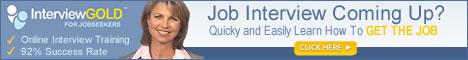 Click here to land the perfect job with InterviewGOLD Click here to land the perfect job with InterviewGOLD